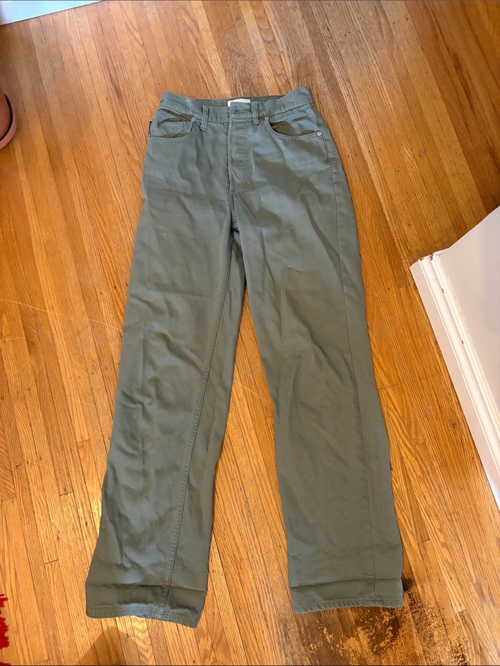 Boyish Olive Green Boyfriend Jeans